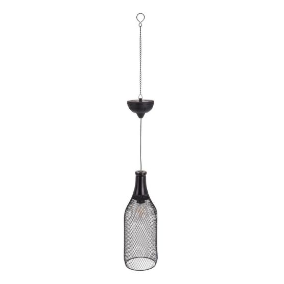 Orange85 zwart metalen solar hanglamp