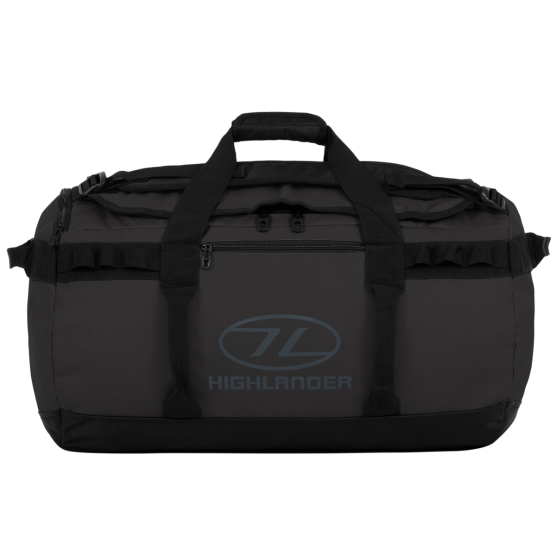 Highlander Storm Kitbag 65 zwarte weekendtas