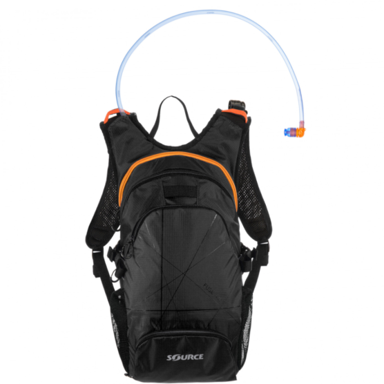 Source Fuse 3 + 9 liter zwart/oranje rugzak - hydration pack