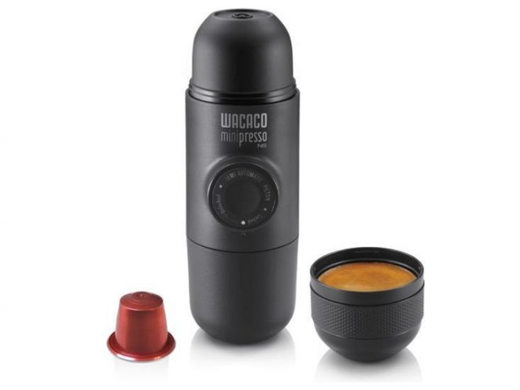 Wacaco Minipresso NS zwarte portable espresso machine