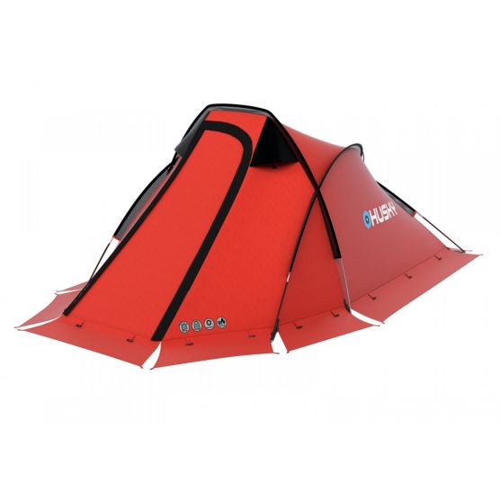 Husky Flame 2 rode lichtgewicht trekkerstent