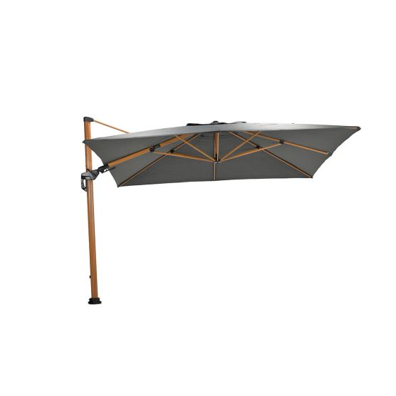 Garden Impressions Hawaii Deluxe teak look vierkante zweefparasol