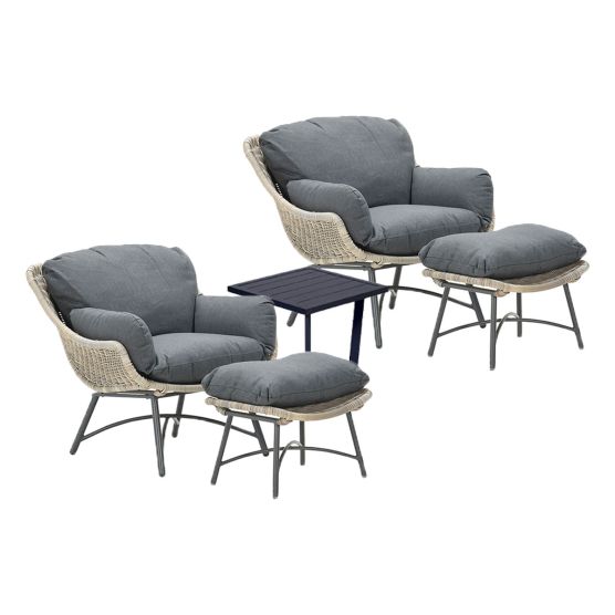 Garden Impressions Selene Kent loungestoelen met bijzettafel