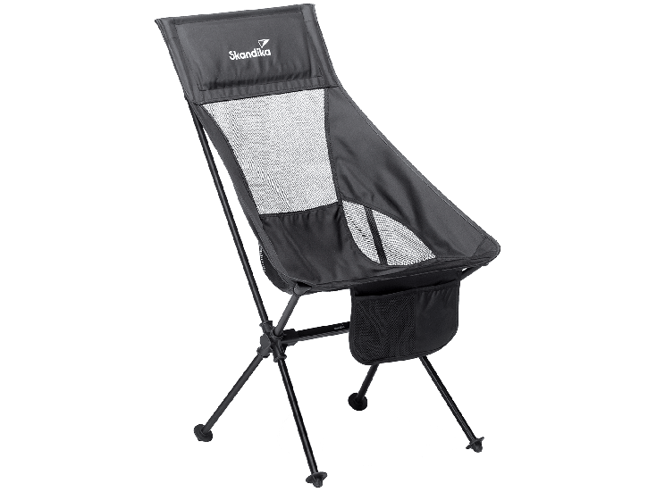 Skandika Compact Campingstoel - Black