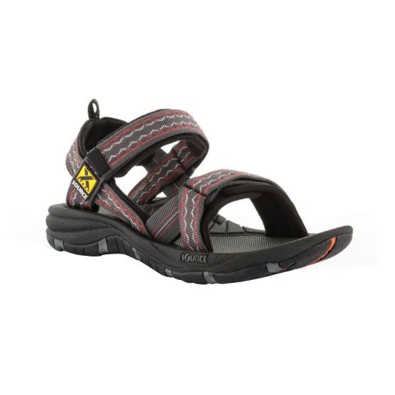 Source Gobi Oriental Brown Red sandalen
