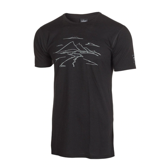 Ivanhoe Agaton Mountain zwart heren T-shirt