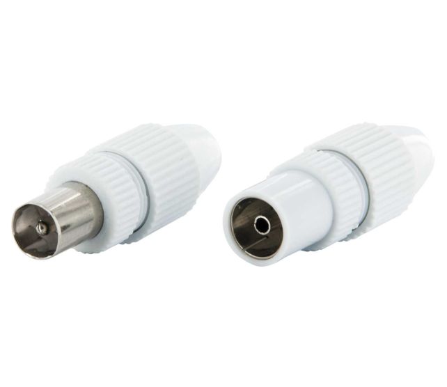 Schwaiger witte Quick Fix IEC stekkerset
