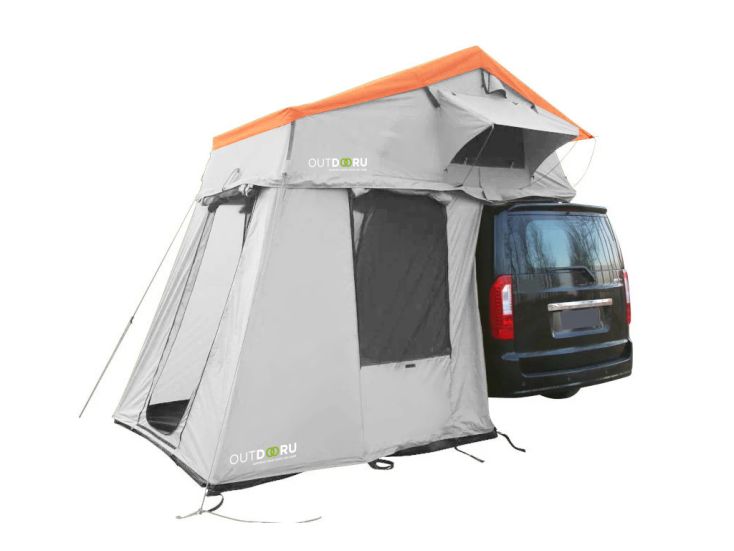 OutdoorU Family Plus Flex 25 daktent - Hot Orange