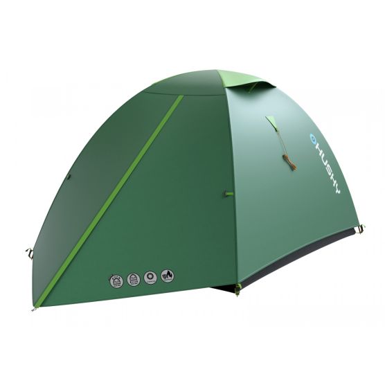 Husky Bizam 2 Plus groene koepeltent