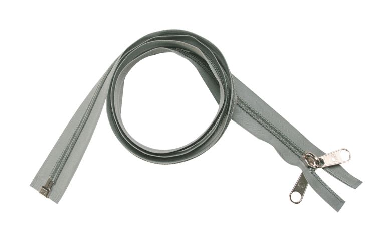ESVO 10 mm 350 cm lichtgrijs deelbare rits