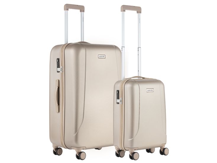 CarryOn Skyhopper 2-delige TSA kofferset - Champagne