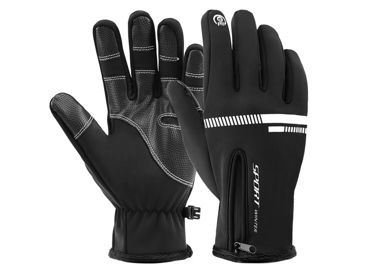 MobileTech zwarte touchscreen sport handschoenen