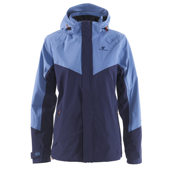 Wolf Camper Nuna Blue dames shell jas