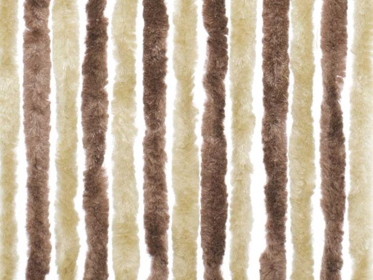 Travellife bruin 56 x 185 cm chenille gordijn