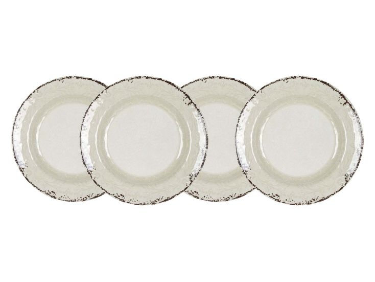 Gimex Stone Line set van 4 diepe borden