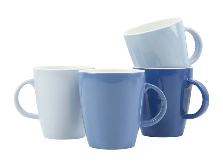 Gimex Colour Line set van 4 380 ml mokken