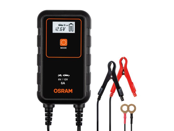 Osram 6/12 volt 6 ampère acculader