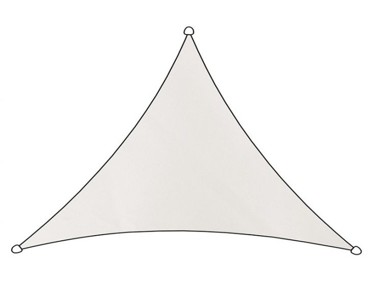 Livn Como polyester driehoek 3 x 2,5 x 2,5 meter schaduwdoek
