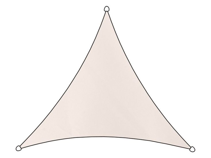 Livn Livigno Oxford driehoek 5 meter schaduwdoek