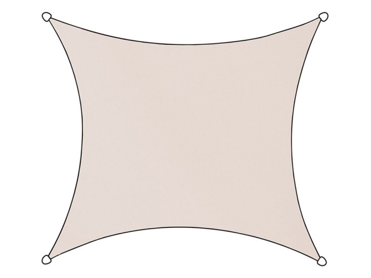 Livn Livigno Oxford vierkant 3,6 x 3,6 meter schaduwdoek