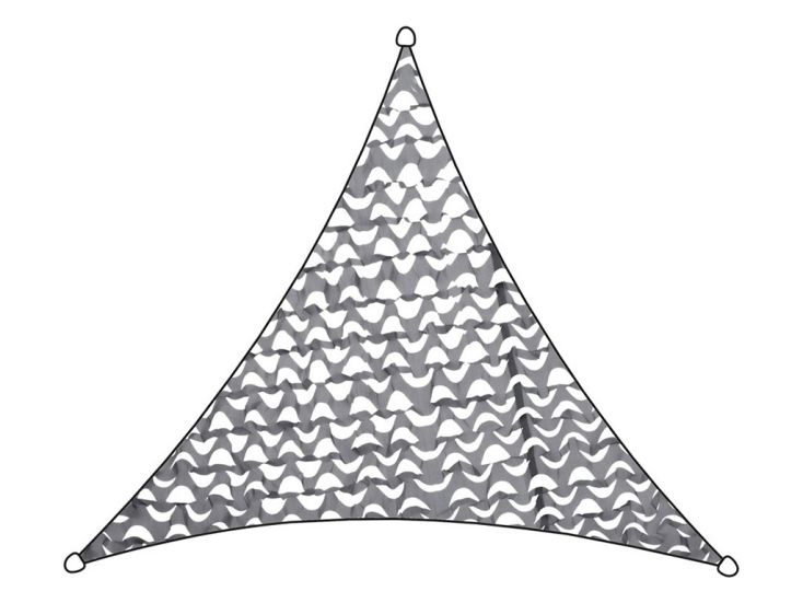 Livn polyester driehoek 3,6 meter camouflagenet