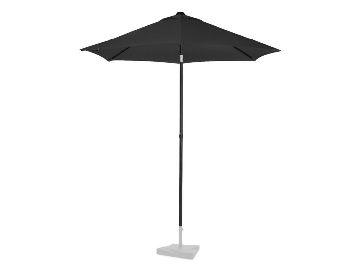 VONROC Torbole Ø 200 cm Premium parasol - Black