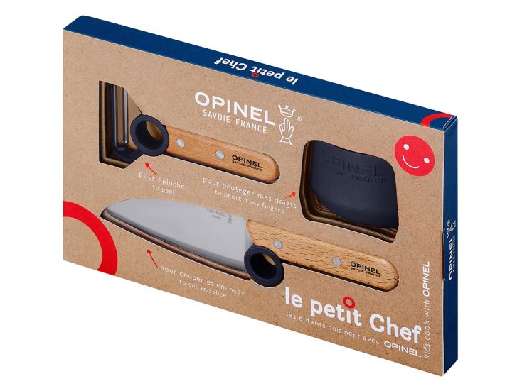 Opinel Le Petit Chef 3-delige kinder keukenset - Blue
