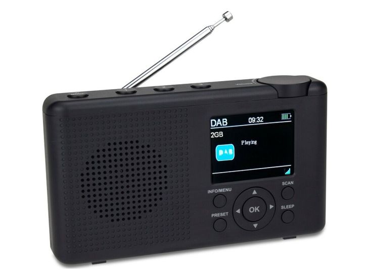 Reflexion TRA23 DAB radio met Bluetooth - Black