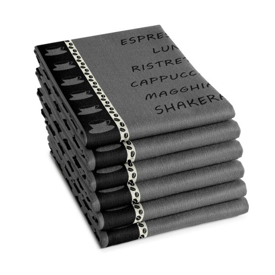 DDDDD Ristretto 60 x 65 cm set van 6 theedoeken