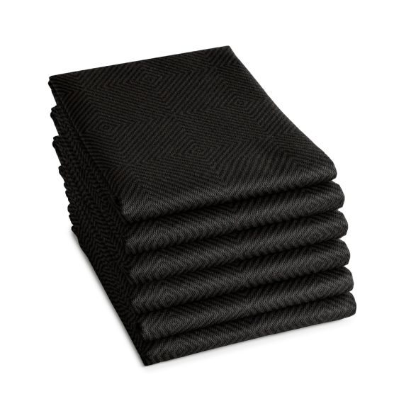 DDDDD Cisis 60 x 65 cm set van 6 theedoeken - Brown