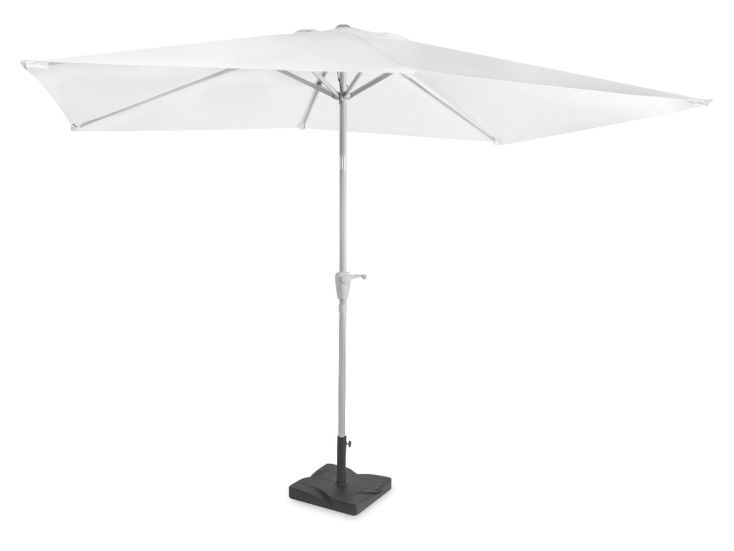 VONROC Rapallo 200 x 300 Premium Parasol met voet - White