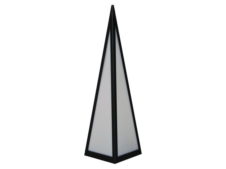 Luxform 45cm batterij piramide tuinlamp met vlameffect