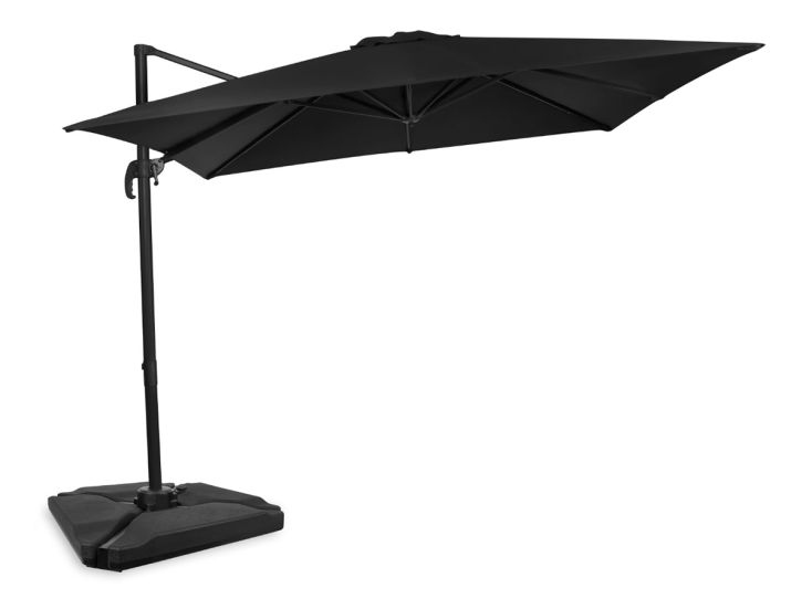 Vonroc Premium Pisogne 300 zweefparasol met 4 vulbare tegels