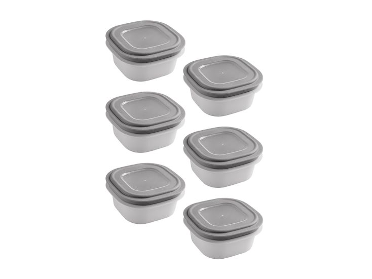 Sunware Sigma home 0,5 liter set van 6 vershouddozen - Grey