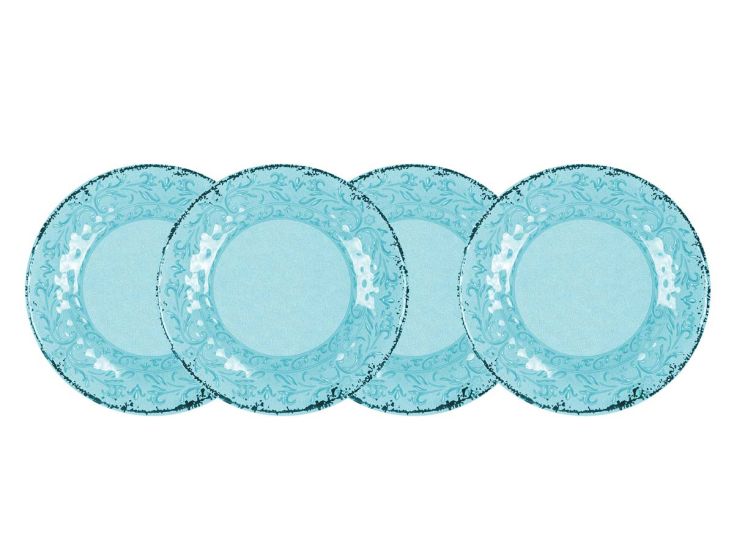 Gimex Stone Line set van 4 Diepe borden - Opal