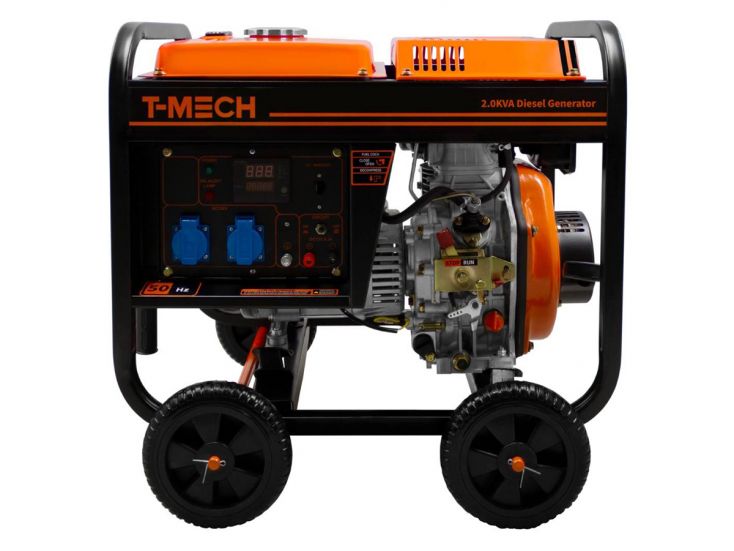 T-Mech 2000 watt draagbare diesel stroomgenerator