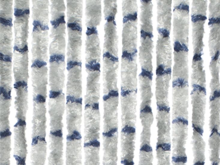 Travellife streep 56 x 185 cm Chenille gordijn - Grey