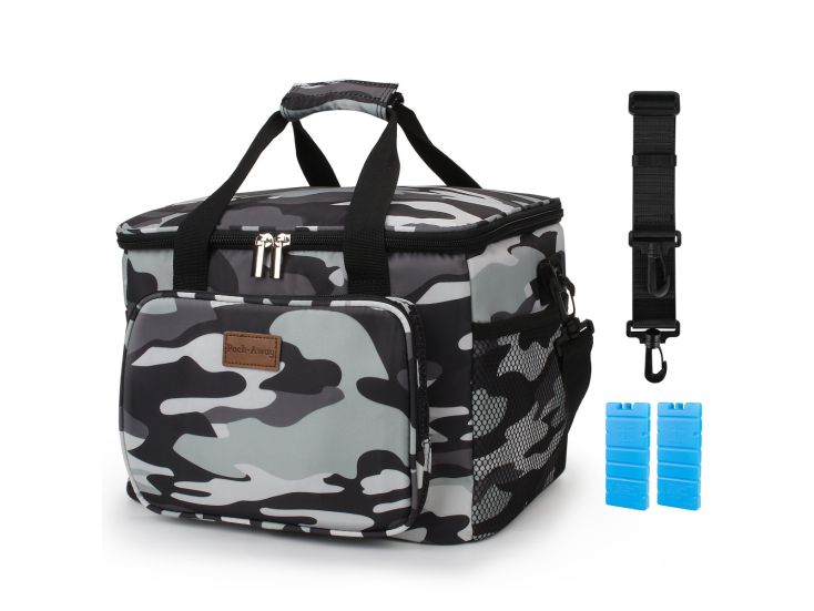 Packaway Camo Grijs 15 liter koeltas