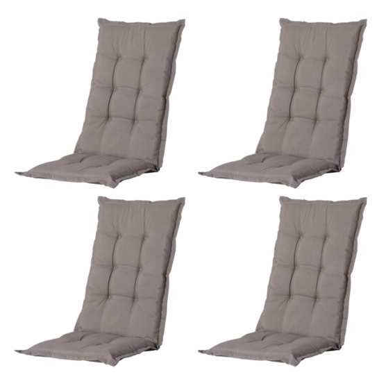 Madison Panama taupe Tuinstoelkussen - Set van 4