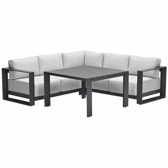 Garden Impressions Malakka valley sand - 4-delige loungediningset