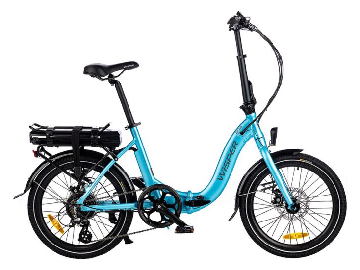 Wisper 806 20inch matblauw opvouwbare e-bike