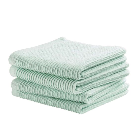 DDDDD Basic Clean 30 x 30 cm set van 4 vaatdoeken - Light Green
