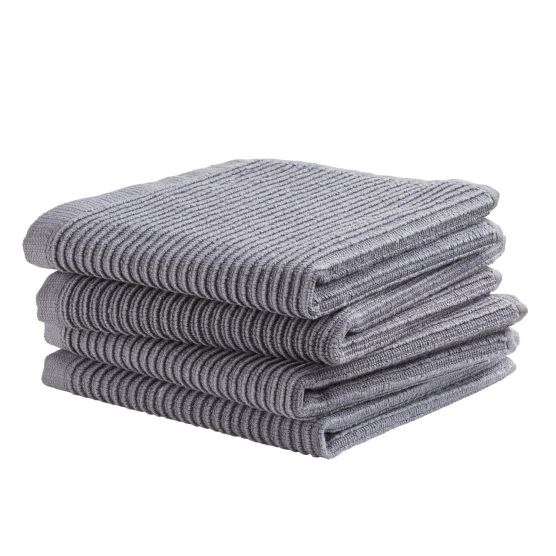 DDDDD Basic Clean 30 x 30 cm set van 4 vaatdoeken - Grey