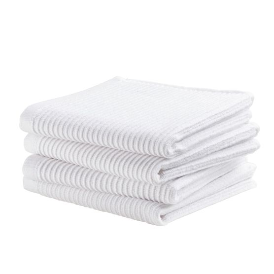 DDDDD Basic Clean 30 x 30 cm set van 4 vaatdoeken - White