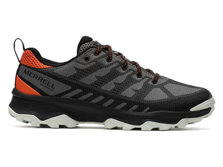 Merrell Speed Eco Waterproof Charcoal/Tangerine heren wandelschoenen