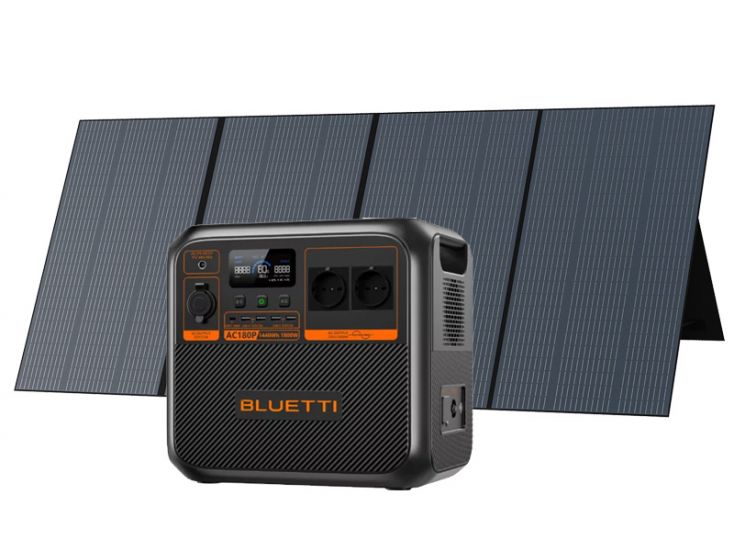 Bluetti AC180P met PV350 zonnepaneel