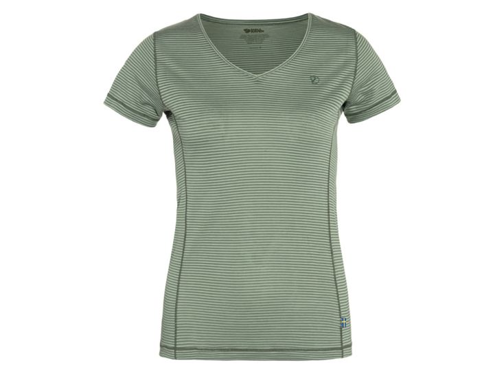 Fjallraven Abisko Cool dames T-shirt - Patina Green