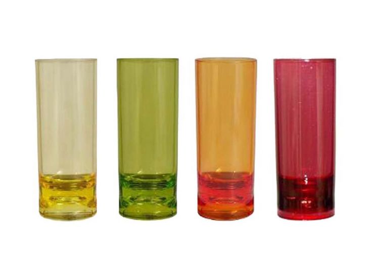 Gimex Colour Line 40 ml Rainbouw set van 4 shotglazen