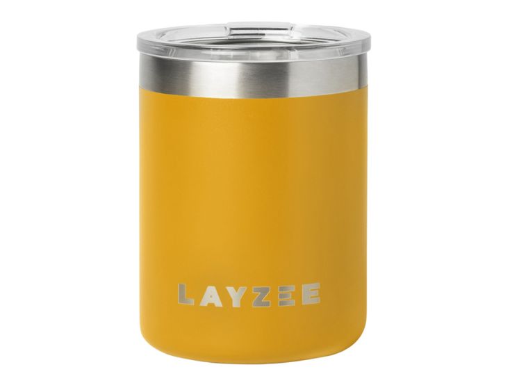 LAYZEE 330 ml RVS Thermosbeker - Yellow