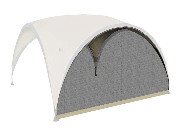 Bo-Camp Party Shelter medium zijwand met gaas - White